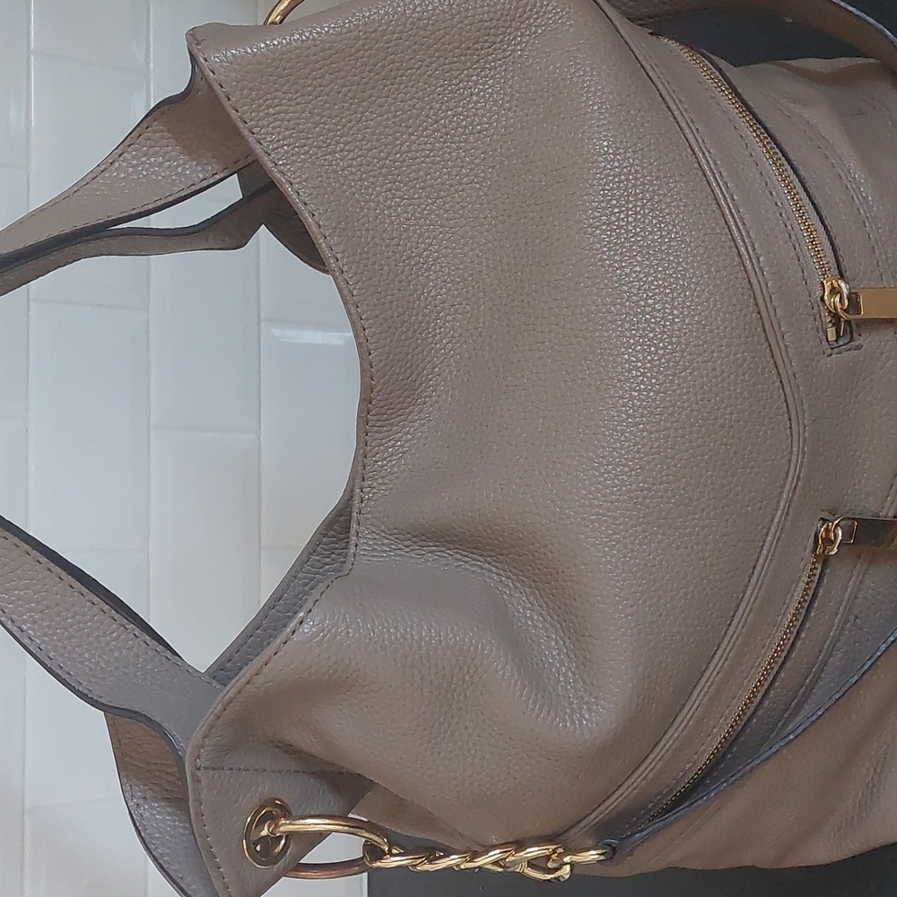 COPY - Michael Kors Tan Pebbled Leather Handbag Shoulder Bag